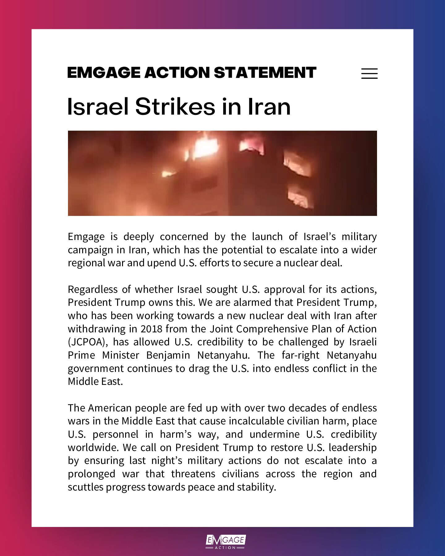 Israel Strikes in Iran