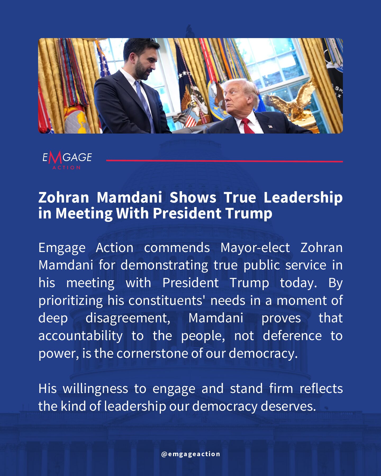 Zohran Mamdani Meets With President Trump